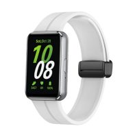 eses Silikonový řemínek s magnetickou přezkou pro Samsung Galaxy Fit 3 - Bílý