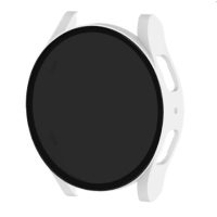 Ochranný kryt se zatmaveným sklem pro Samsung Galaxy Watch 7 44mm - Bílý