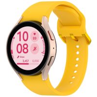 eses Silikonový řemínek pro Samsung Galaxy Watch 4, 5, 6, 7, FE - Žlutý, OneClick