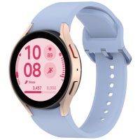 eses Silikonový řemínek pro Samsung Galaxy Watch 4, 5, 6, 7, FE - Modro fialový, OneClick