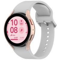 eses Silikonový řemínek pro Samsung Galaxy Watch 4, 5, 6, 7, FE - Světle šedý, OneClick