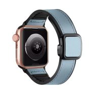 eses Sportovní kožený řemínek pro Apple Watch - Modrý 38mm, 40mm, 41mm