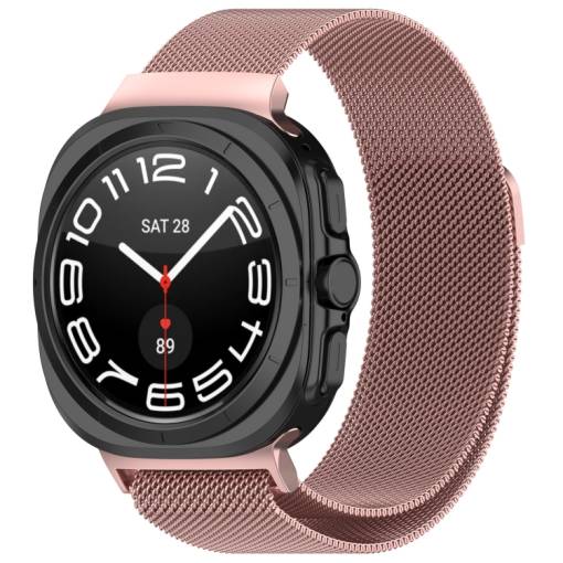 Foto - eses Milánský tah pro Samsung Galaxy Watch Ultra 47 mm - Růžový