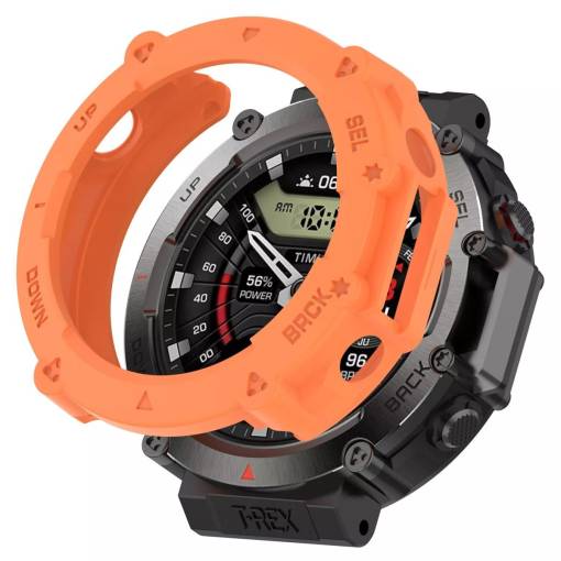 Foto - Silikonový rámeček pro Amazfit T-Rex Ultra - Oranžový