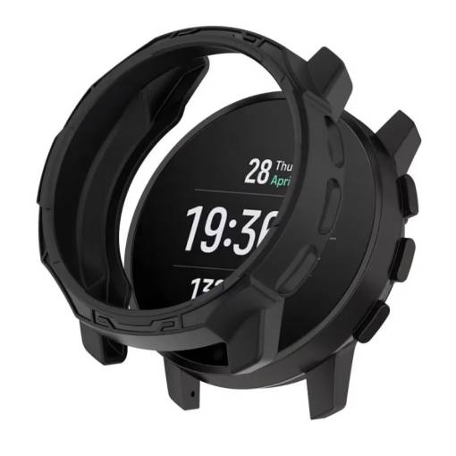 Foto - Silikonový rámeček pro Suunto 9 Peak , Suunto 9 Peak Pro - Černý