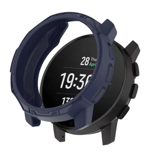 Foto - Silikonový rámeček pro Suunto 9 Peak , Suunto 9 Peak Pro - Modrý