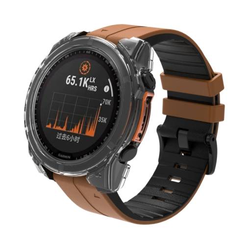 Foto - Ochranný kryt pro Garmin Fénix 8 43mm - Transparentní